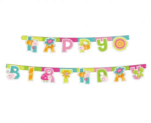 Girlanda - Happy Birthday (wiosna)