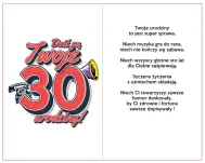 Karnet + zawieszka - Dziś są Twoje 30 urodziny - 3