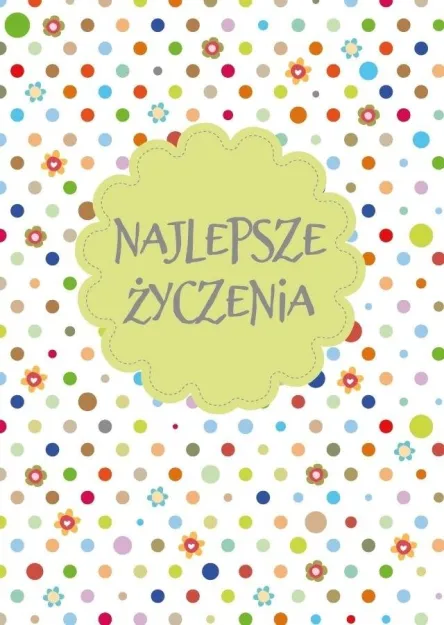 Karnet 3D z życzeniami - Najlepsze życzenia