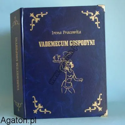 Książka na alkohol, duża - Vademecum gospodyni - Irena pracowita