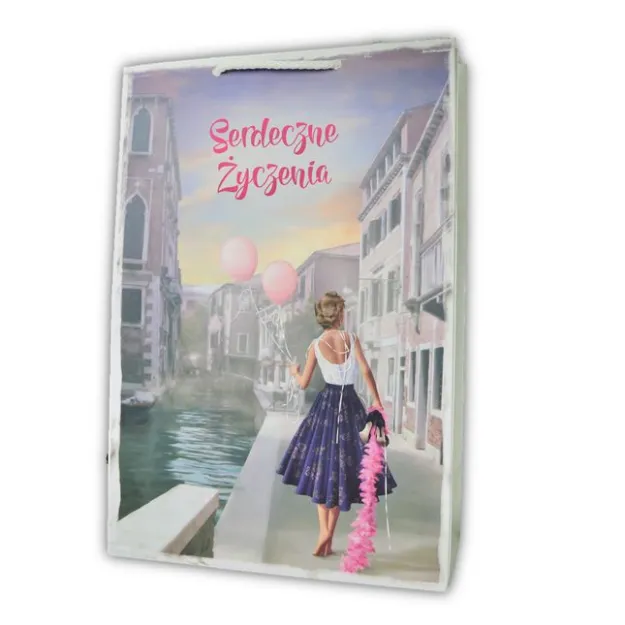 Torebka L - Serdeczne życzenia (balony)