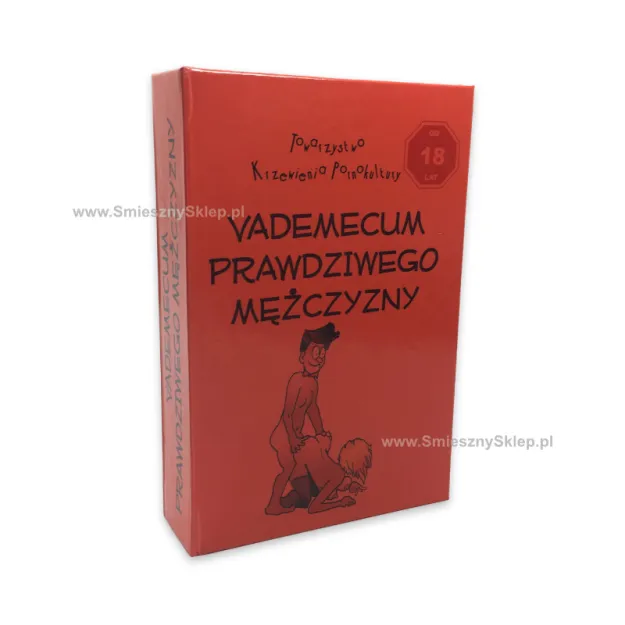 Vademecum prawdziwego meżczyzny - książka ze skrytką na prezerwatywy