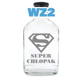 Butelka (100 ml) z grawerem - (S) Super Chłopak