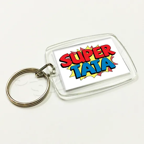 Brelok akrylowy - Super Tata