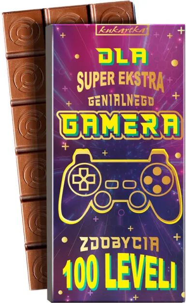 Czekolada - Dla super ekstra genialnego Gamera. Zdobycia 100 leveli.
