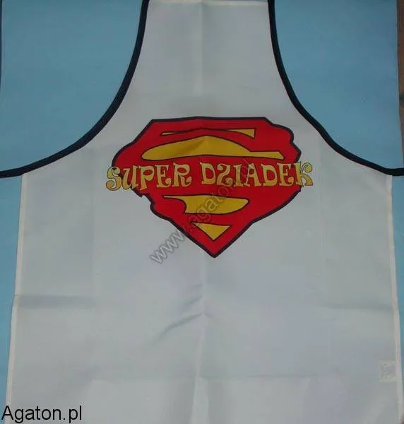Fartuszek biały - Super Dziadek