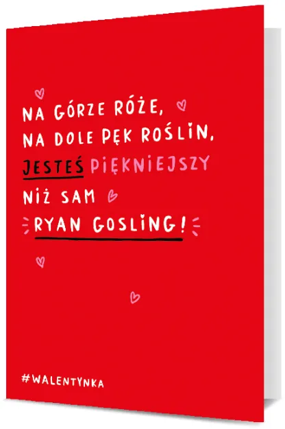 Karnet - Na górze róże, na dole pęk roślin...