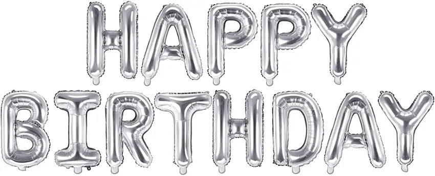 Zestaw balonów - Happy Birthday