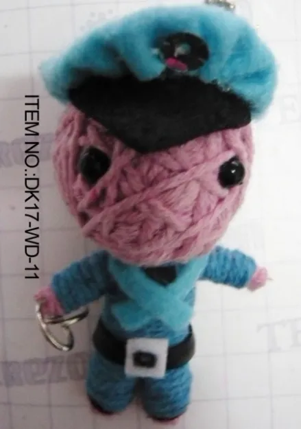 Brelok Anty Voodoo Doll - Policjant