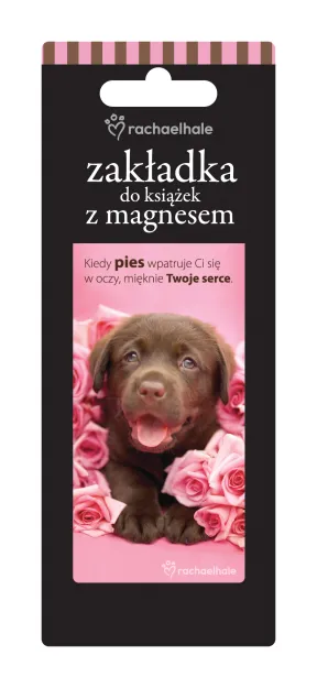 Zakładka magnetyczna do książki - Kiedy pies wpatruje Ci się w oczy, mięknie Twoje serce 