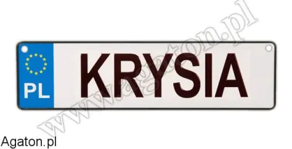 Tablica imienna - Krysia