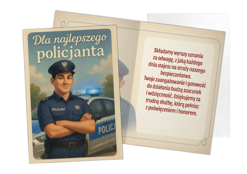 Karnet B6 - Dla najlepszego Policjanta