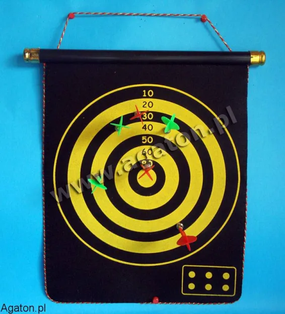 Bezpieczny dart - tarcza magnetyczna, obustronna