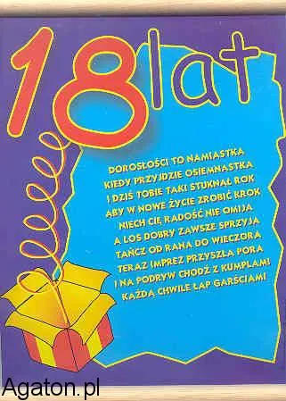 Dyplom - 18 lat