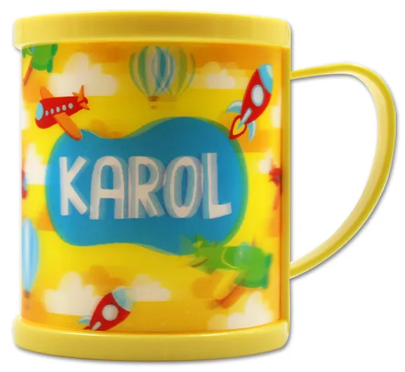 Kubek plastikowy 3D - Karol