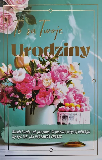 Karnet z wymiennnymi cyframi - To są Twoje Urodziny