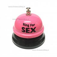 Dzwonek barowy - Ring for sex - Różowy
