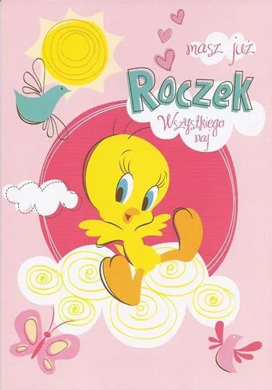 Karnet C5 - Masz już roczek. Wszystkiego naj.