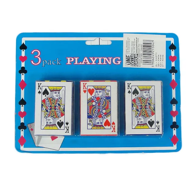 Mini karty do gry - 3 talie