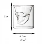 Kieliszek czaszka 25 ml - 4