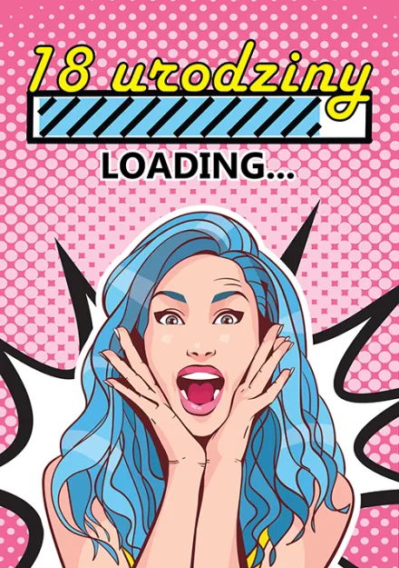 Karnet C5 - 18 urodziny - Loading...