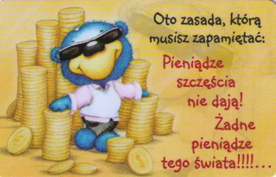 Karta kredytowa - Oto zasada, którą musisz zapamiętać: Pieniądze szczęścia nie dają ... 