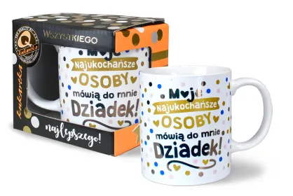 Kubek premium - Moje najukochańsze osoby mówią do mnie Dziadek!