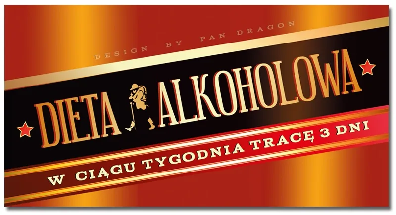 Tabliczka Vip - Dieta alkoholowa - w ciągu tygodnia tracę 3 dni.