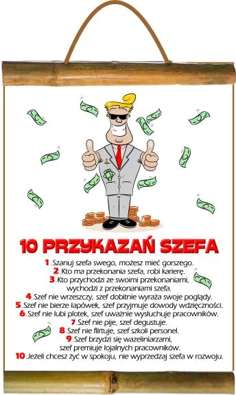 Dyplom z bambusem - 10 przykazań szefa