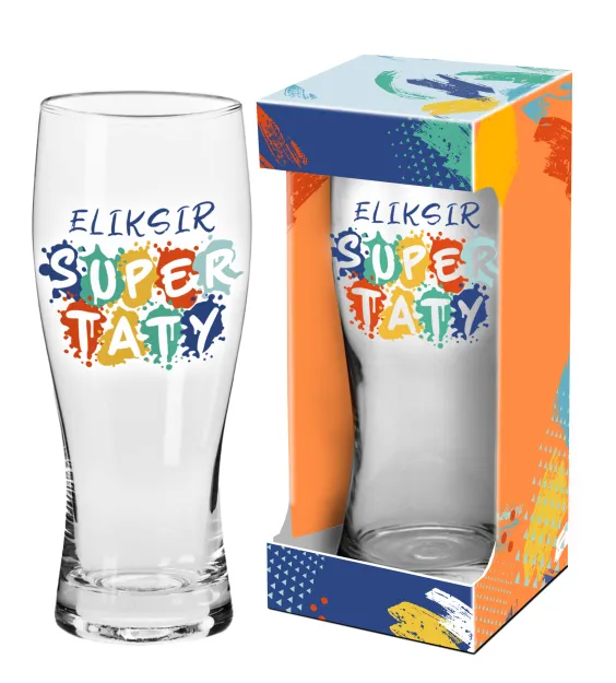 Szklanka do piwa - Eliksir super Taty