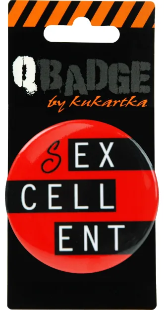 Przypinka Kukartka - Sex cell ent