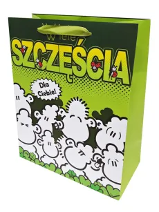 Torebka Kukartka S - Wiele szczęścia dla Ciebie (sheepworld)