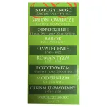 Zakładka magnetyczna do książki - Epoki literackie literatury powszechnej - 2
