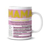 Kubek premium - Mama. Procentowa zawartość. - 2