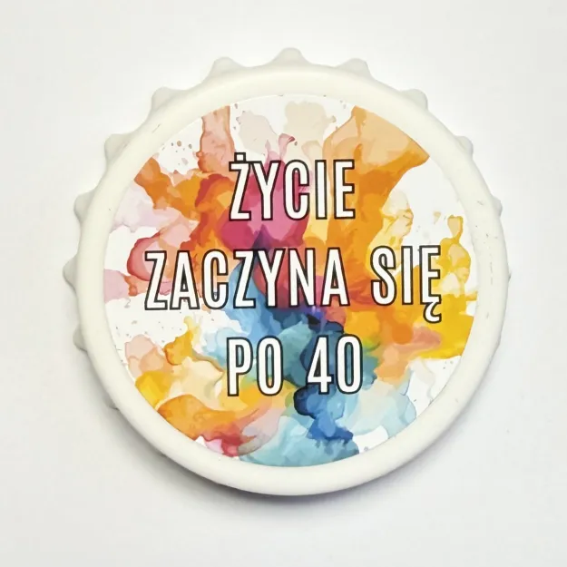 Otwieracz kapsel - Życie zaczyna się po 40