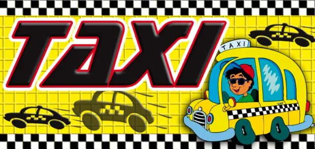 Tabliczka 3D - Taxi