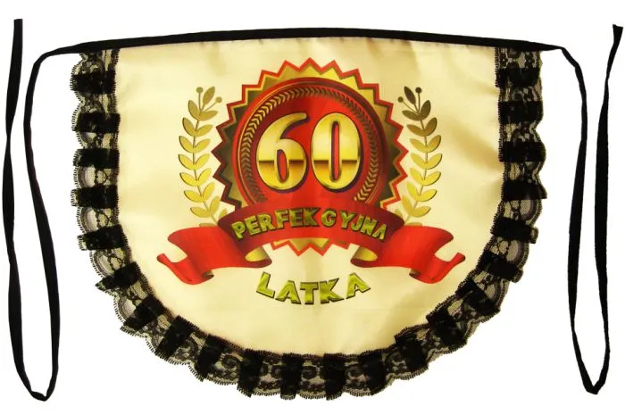 Fartuch koronkowy - Perfekcyjna 60-latka