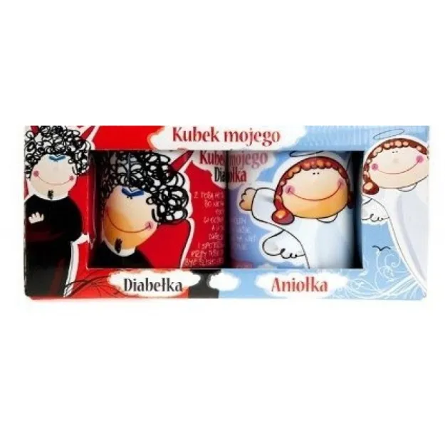 Kubki para - Kubek mojego Diabełka / Jubek mojego Aniołka
