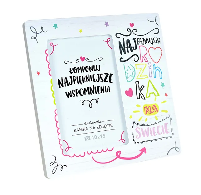 Ramka Kukartka - Najfajniejsza rodzinka na świecie