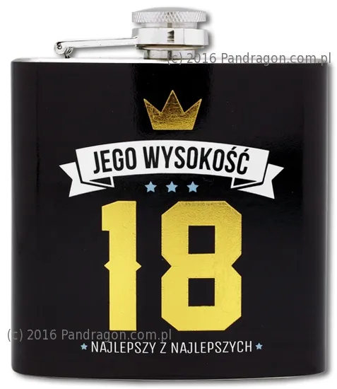 Piersiówka Royal - Jego wysokość 18 - najlepszy z najlepszych