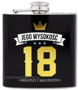 Piersiówka Royal - Jego wysokość 18 - najlepszy z najlepszych