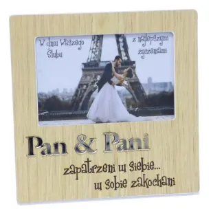 Ramka Kukartka - Pan & Pani zapatrzeni w siebie, ... w sobie zakochani 