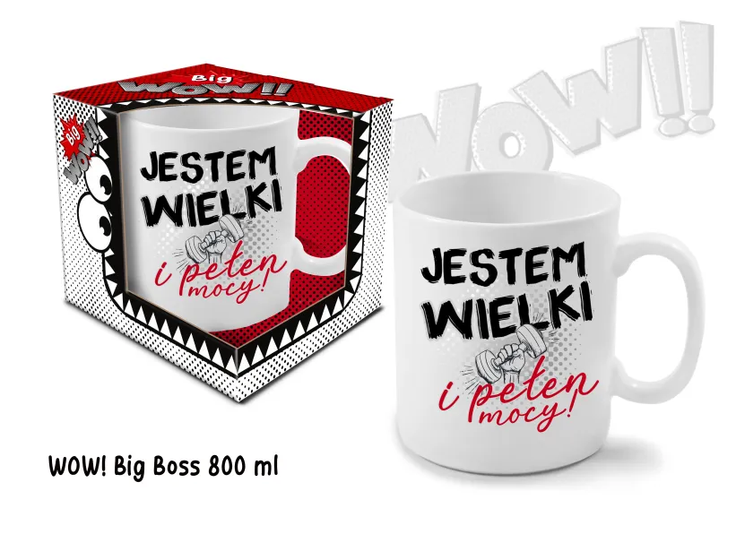 Duży kubek - Jestem Wielki i pełen mocy