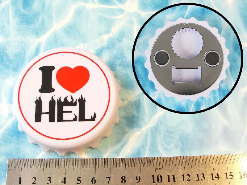 Otwieracz kapsel - I love hel