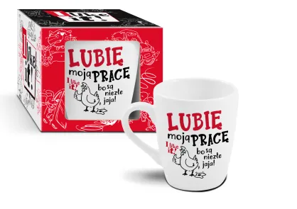 Kubek I like it! - Lubię moją pracę bo są niezłe jaja!