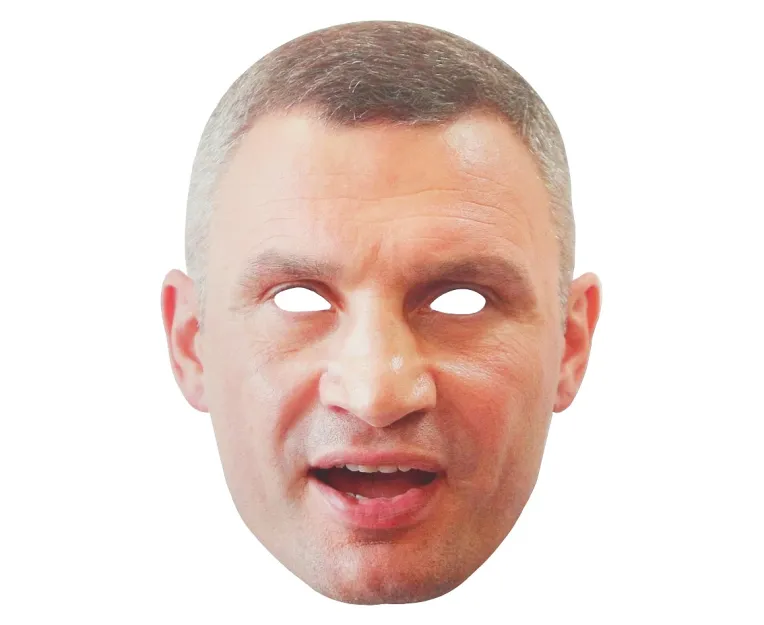 Maska papierowa - Witalij Kliczko