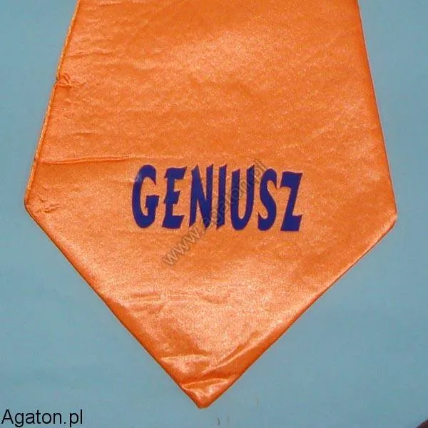 Krawat imprezowy gigant - geniusz