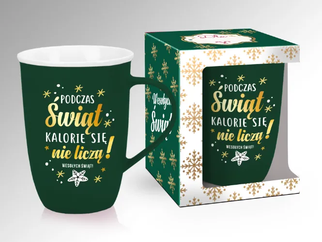 Kubek baryłka - Podczas Świąt kalorie się nie liczą