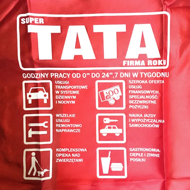 Fartuch - Super Tata firma roku