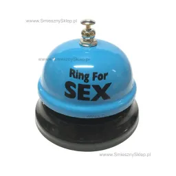 Dzwonek barowy - Ring for sex - Niebieski